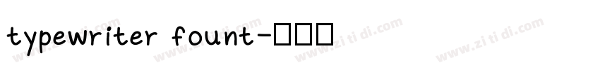 typewriter fount字体转换
